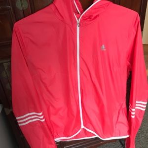 Used Neon Adidas Windbreaker